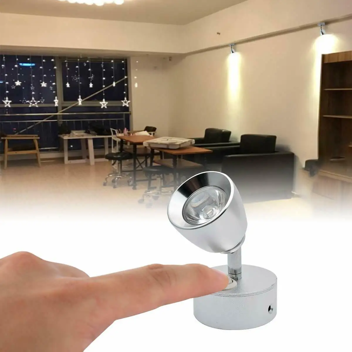 1X теплый светодиодный настенный светильник потолочный для чтения прикроватный