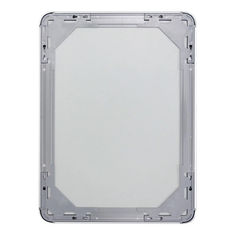 

15.8x23.6" Single Side Silver Aluminum Snap Picture Frame With Round Corner Led Lightbox for Poster,Menu,Graphics