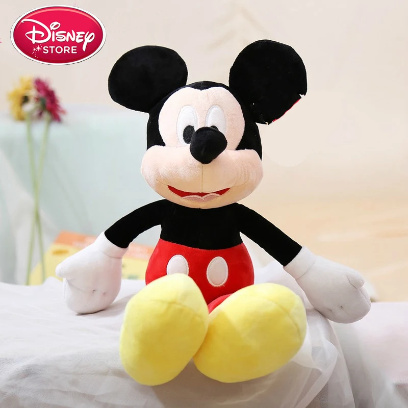 mickey Дисней Микки Минни Маус плюшевые куклы пух фаунтлерой утка Ститч тигровый поросенок Мягкая кукла Дисней игрушки для детей подарок - Цвет: mickey