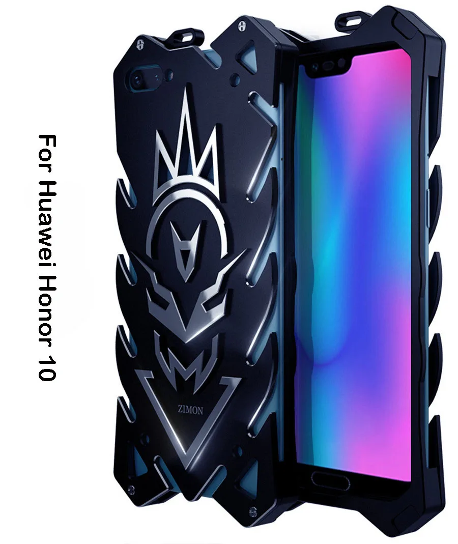 Huawei honor 10 Zimon роскошный Тор сверхмощный бронированный металлический алюминиевый чехол для телефона для huawei P20 Pro mate 20 Pro 8X Max 9i V10