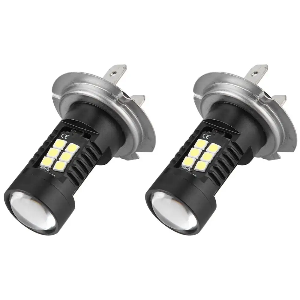 2 шт. 21 Вт 1200лм 21SMD светодиодный автомобильный головной светильник комплект ламп