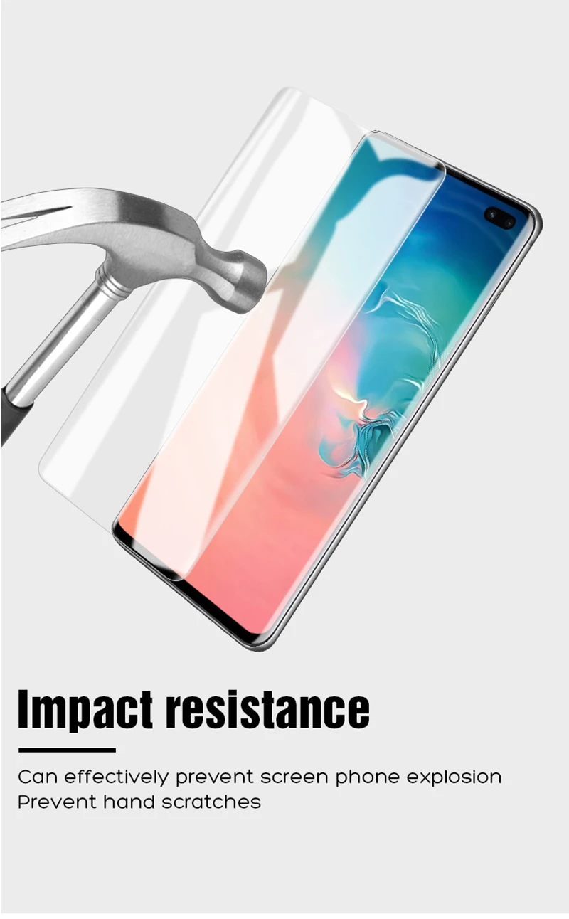 2 шт. для задней панели+ спереди 0,15 мм Защитная пленка для samsung S10e Экран протектор тонкий полный охват с обмоткой эластичной пленкой для samsung Galaxy S10Plus