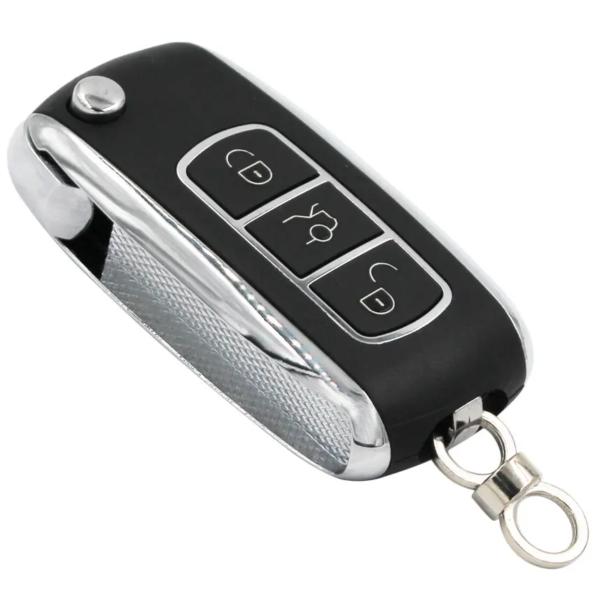 KEYECU 433MHz ID73 Chip FCC: 73370847C Upgraded Flip Folding 3 Button Remote Key Fob key for Land Rover Discovery 2 1999-2004 | Автомобили