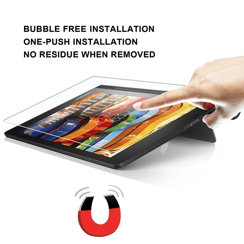 С уровнем твердости 9 H " Экран протектор для lenovo Tab 3 8,0 закаленное Стекло для lenovo Йога TAB3 850F YT3-850F закаленное Стекло Экран протектор