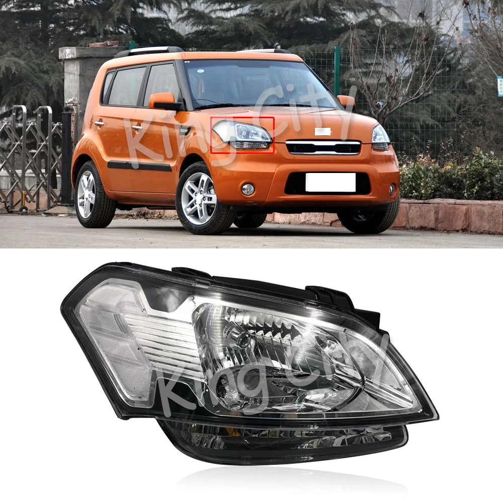 CAPQX для KIA Soul 2010 2011 2012 2013 передняя фара головной светильник в сборе