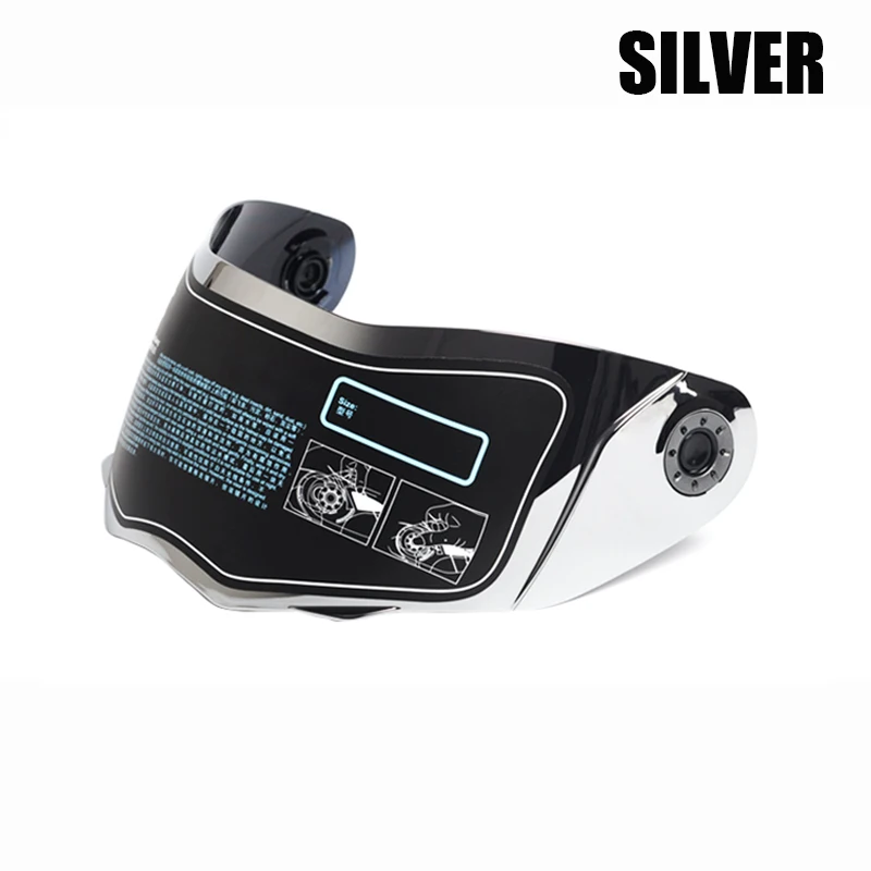 

sale item Model JIEKAI 105 visor motorbike flip up helmet lens anti-fog / clear / multicolour /silver lens jiekai helmet lens