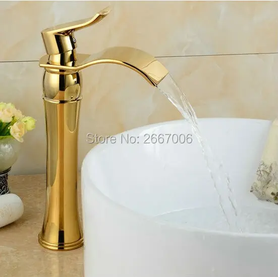 Бесплатная доставка Лидер продаж дизайнерский латунный кран с широким носиком