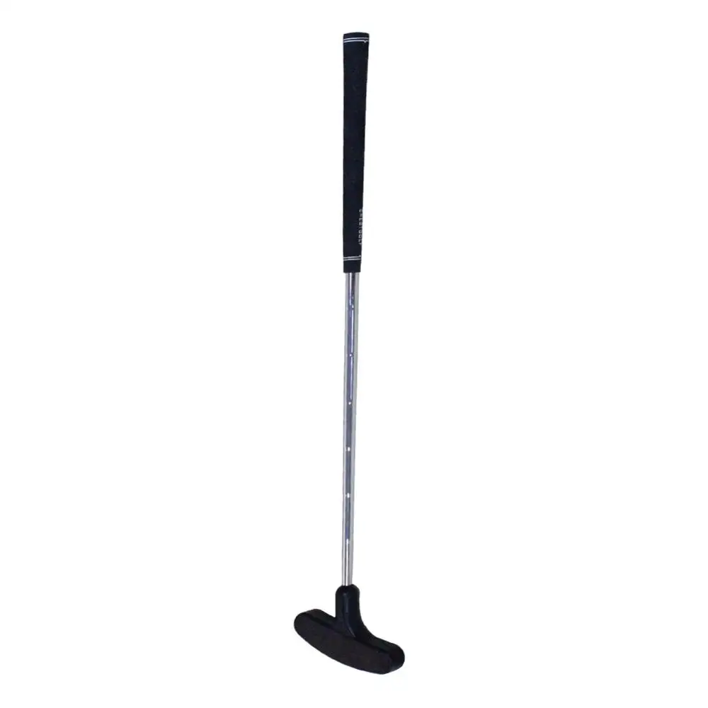 black CRESTGOLF 1 шт. мини-Клюшки для гольфа с резиновой головкой для клюшки и стальным валом для гольфа размер на заказ мяча для гольфа - Цвет: black