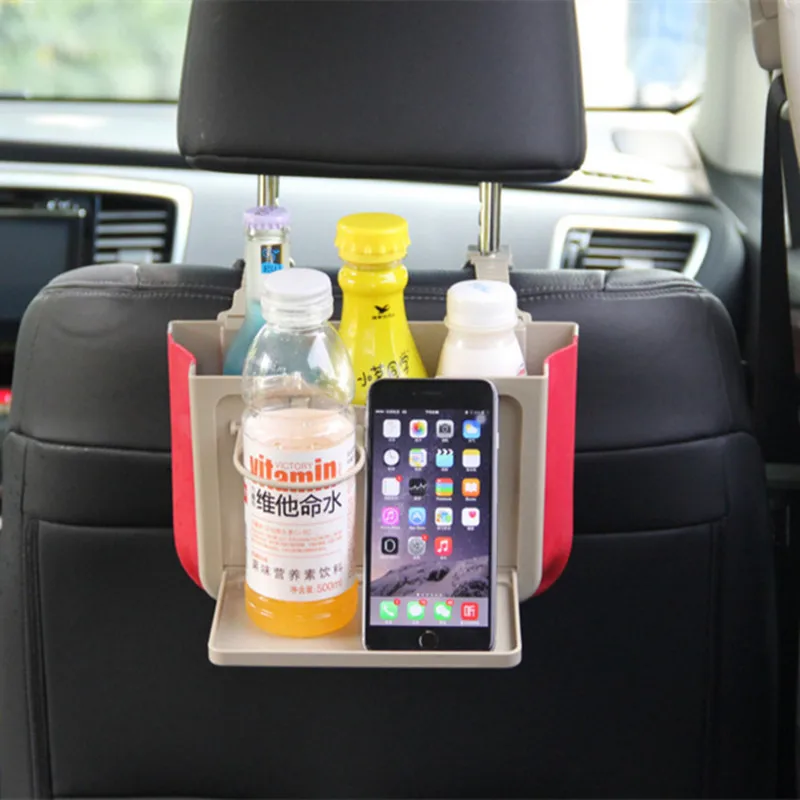 Автомобильный Стайлинг сиденье сзади выдвижной многоцелевой ящик для хранения