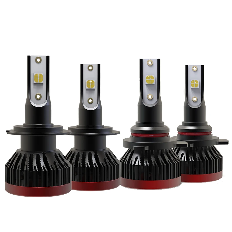 Светодиодный фары лампы XHP50 светодиодный H7 H8 H9 H11 HB3 HB4 XHP70 72 W для 6000 К авто 9005/6 9012