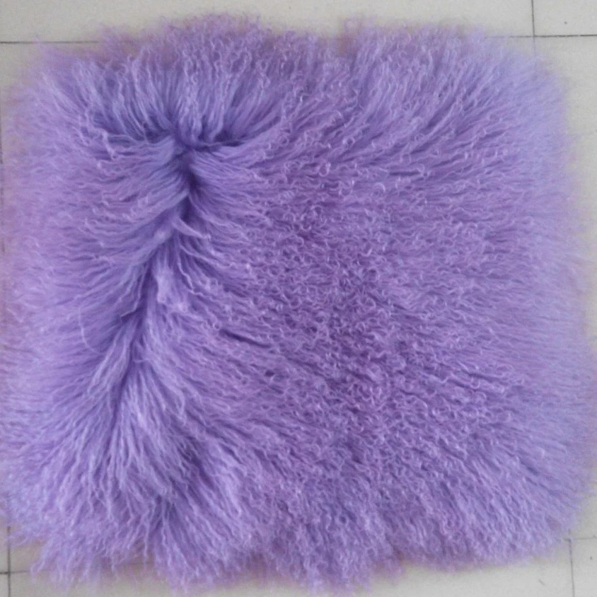 Наволочка из натурального тибетского меха ягненка винтажная наволочка