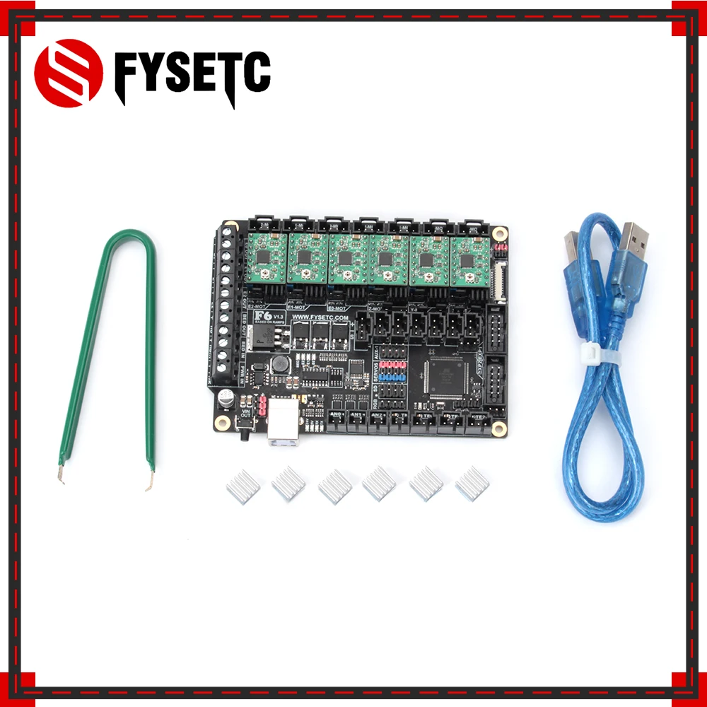 Плата все в одном FYSETC F6 решение для электроники V1.3 устройств с ЧПУ 3D принтера + 6