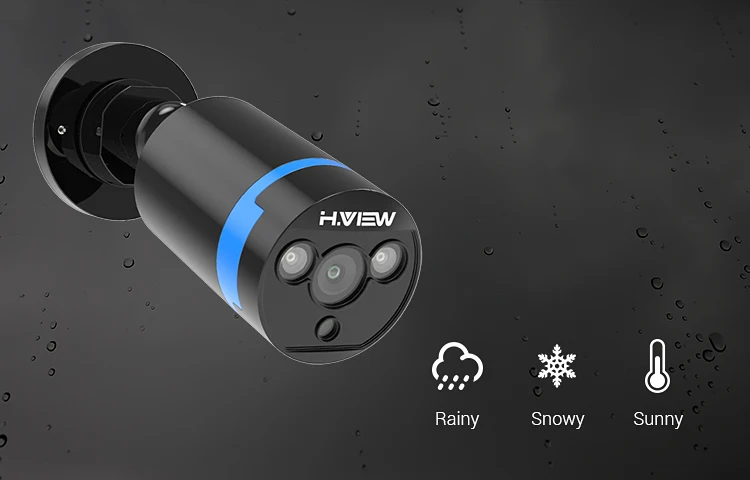 H. View камера наблюдения 1080P 2.0MP наружная камера видеонаблюдения ИК камера безопасности для аналоговой системы наблюдения с разъемом BNC