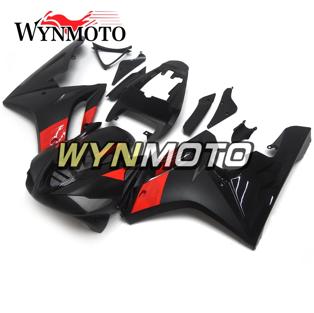 Матовый Черный Красный Полный ABS обтекатели впрыска для Triumph Daytona 675 2009 2010 2011 2012