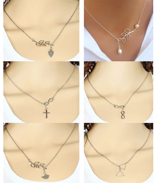 Лидер продаж модное ожерелье с посеребренным покрытием восемь форм птица Сова