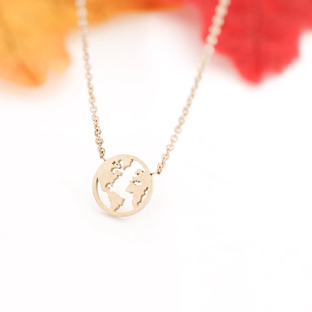 Ожерелье с картой мира 10 шт.|Ожерелья подвеской| |