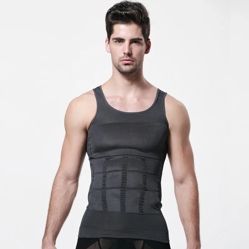 Мужские утягивающие майки Abdo бесшовные майки|tank top|top tanktight vest |