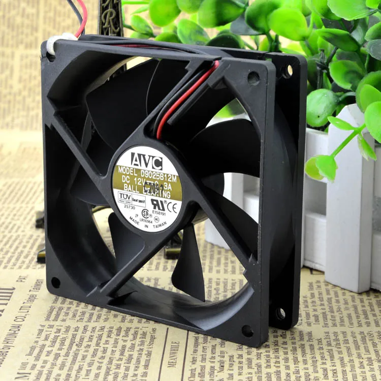 

Free Delivery. 9025 9 cm/cm D9025B12M 12 v 0.3 A 2 line mute A cooling fan