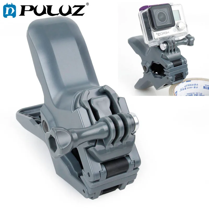 Гибкое зажимное крепление PULUZ с пряжкой и винтом накатанной головкой для GoPro