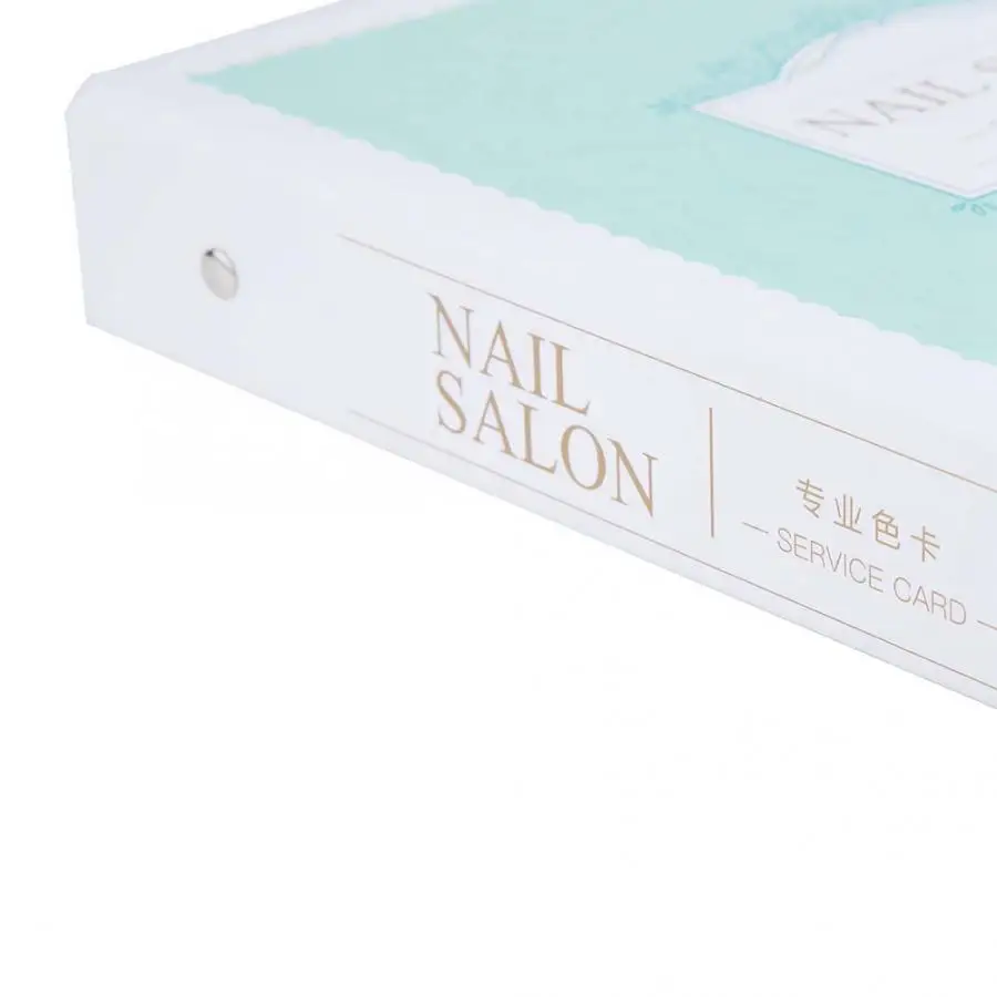 Nail Art Polish Display Chart Book Showing Shelf Template Board b |