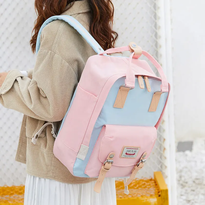 Female Computer Backpack Junior High School Bag Multi-compartment Travel Rucksack Ladies Notebook Bookbag Mochila Escola | Багаж и сумки