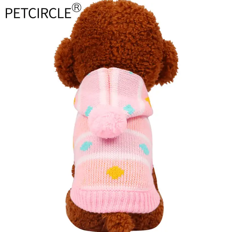 Petcircle новая квалифицированная Одежда для собак зимняя Рождественская шапка теплый свитер для собак для чихуахуа трикотажный свитер для щенка одежда товары для домашних животных