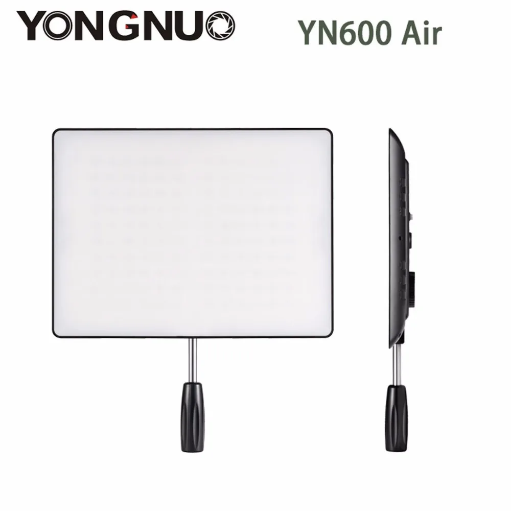 YONGNUO YN600 Air 3200 K-5500 K светодиодный свет камеры видео фото свет+ адаптер переменного тока зарядное устройство Комплект для Canon Nikon