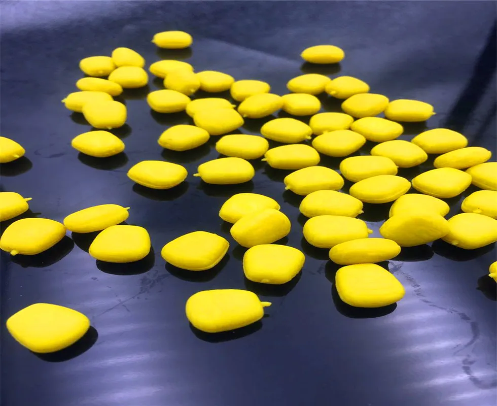 50 шт./лот желтая приманка для ловли карпа поддельные тонущие короны