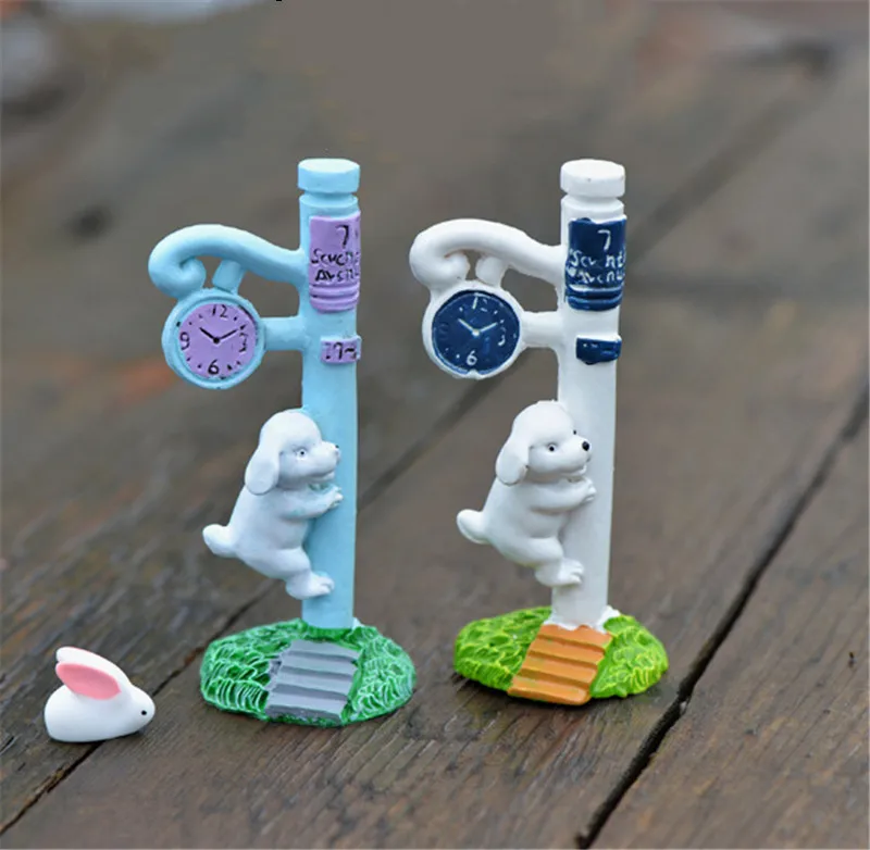 Моделирование животных ползающий щенок Аниме Фигурка Смола мультяшное