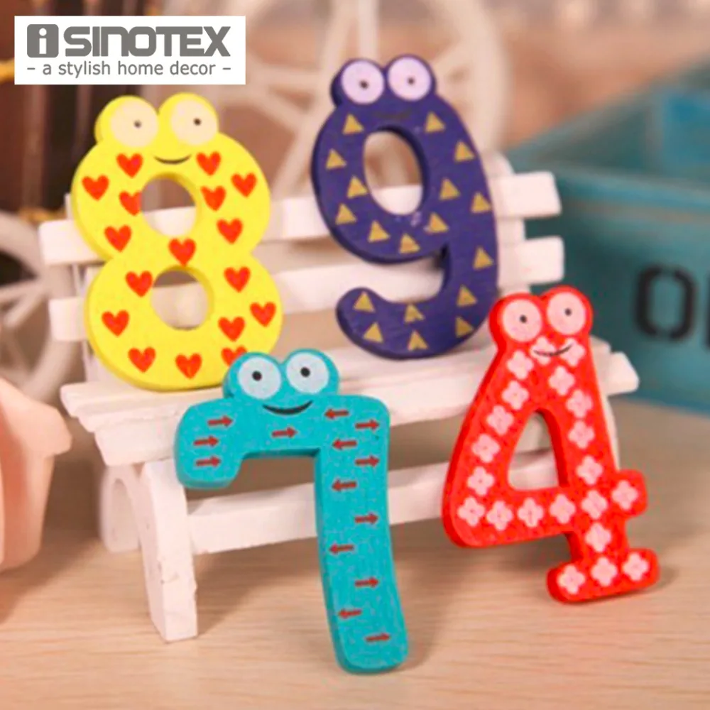 10 шт./компл. магниты на холодильник деревянные буквы для детей|Магниты