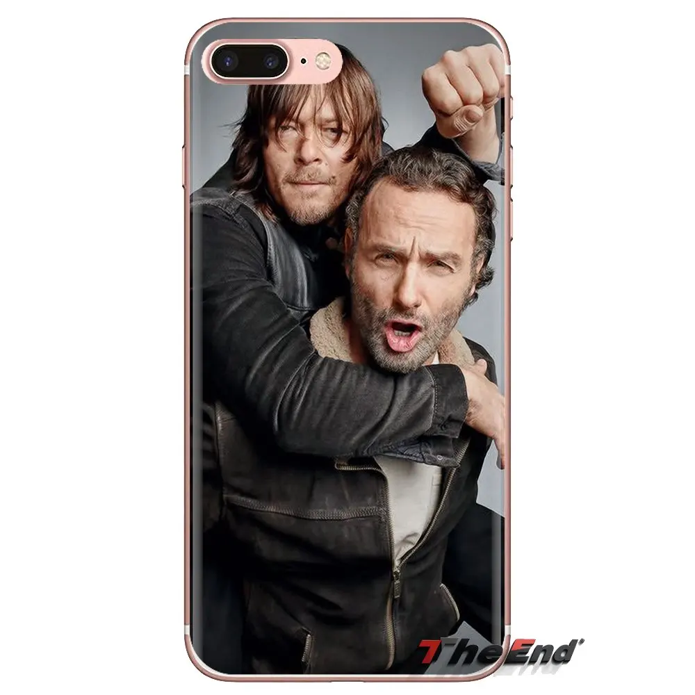 Daryl dixon norman reedus walking dead для Huawei Mate Honor 4C 5C 5X 6X 7 7A 7C 8 9 10 8C 8X 20 Lite Pro прозрачный мягкий