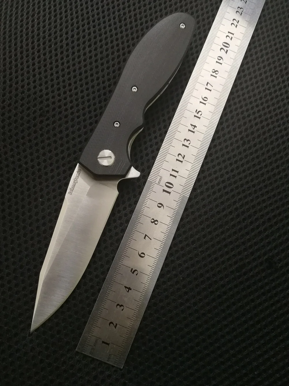 JohnnyJamie Zeta model 5 Tactical Ball bearing Folding Knife D2 blade G10 Handle EDC Knifes |