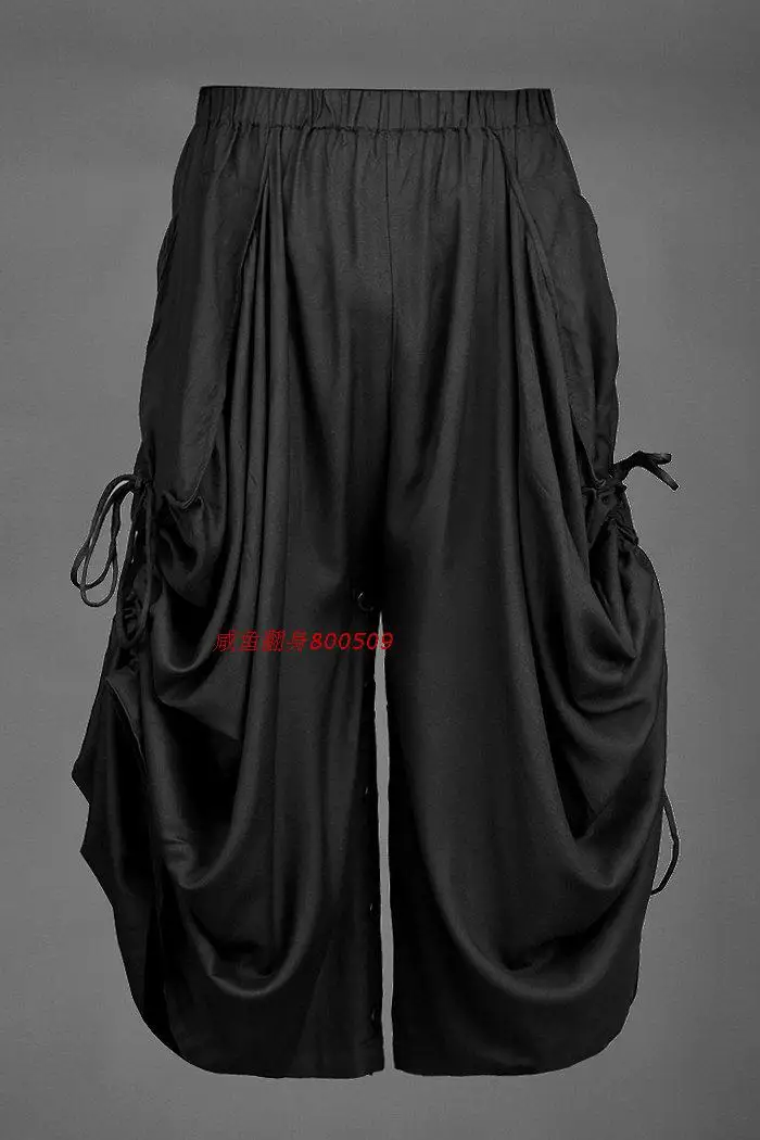 27 44 2017 Мужская одежда волосы стилист не мейнстрим кюлоты большие брюки ноги