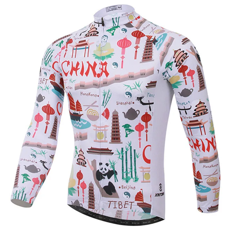 

Autumn 2018 Men mtb Bicycle Cycling Clothing Sport Bike Jersey Jackets Ropa Maillot Ciclismo Outdoor Long Sleeve Cycling Jersey