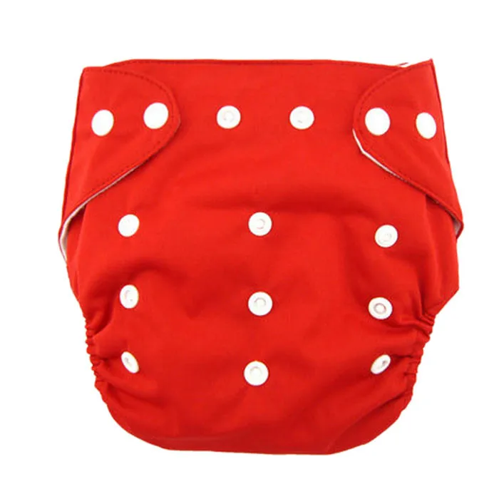 red Детские тренировочные Детские Подгузники-трусики многоразовые Washable моющиеся подгузники хлопковые обучающие Штаны детская одежда - Цвет: red