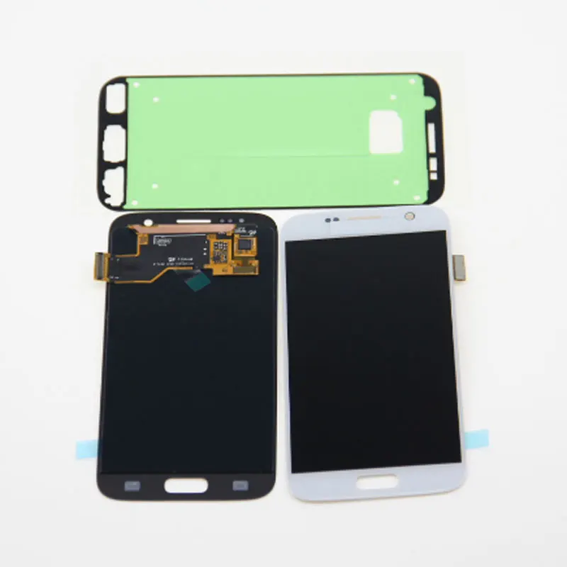 s7 white AMOLED дисплей для SAMSUNG S7 lcd+ сенсорный экран дигитайзер Заменяет SAMSUNG GALAXY S7 edge lcd 5,5 дюймов с ожогом G953 - Цвет: s7 white