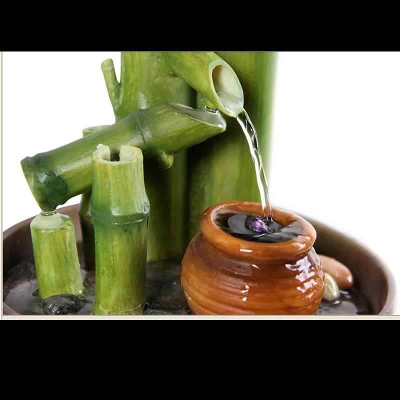 Фэн шуй полимерный водяной фонтан в форме бамбука 110 В|craft wedding|craft shapescraft gift |