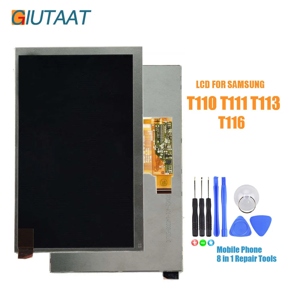 100% Test LCD Display Monitor Module Screen Panel For Samsung Galaxy Tab 3 Lite 7.0 T110 T111 T113 T116 With tools | Мобильные