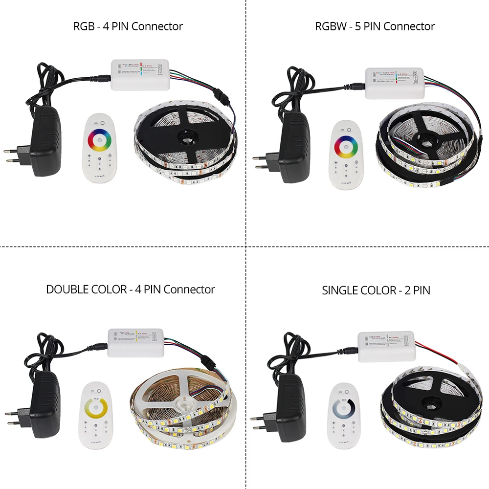 SMD 5050 RGB светодиодный светильник 5 м Диодная лента Светодиодная гибкая 2 4 г RF