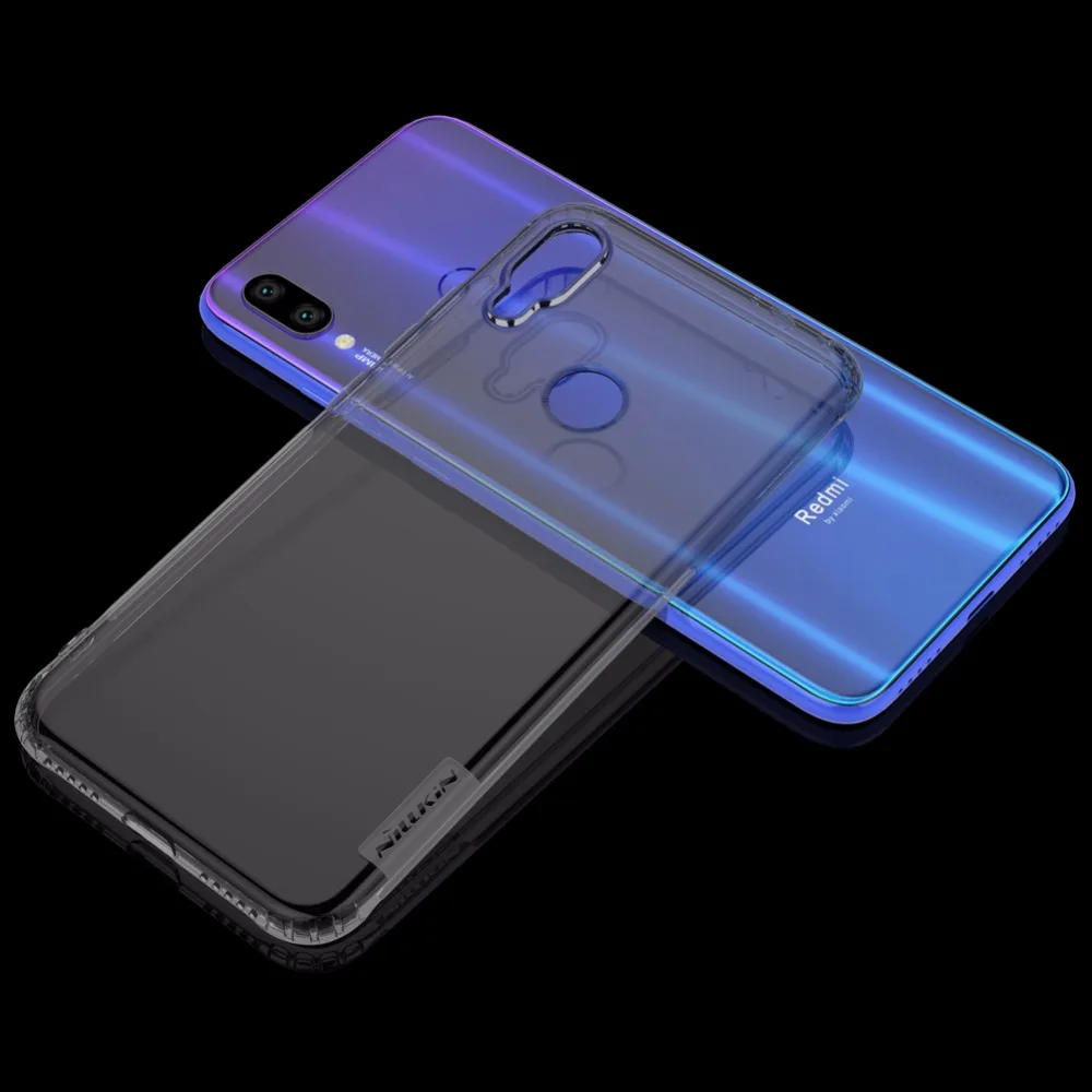 NILKIN для Xiaomi Redmi Note 7 чехол Nillkin натуральный прозрачный мягкий кремний TPU Защитный чехол для телефона Redmi Note 7 Чехол