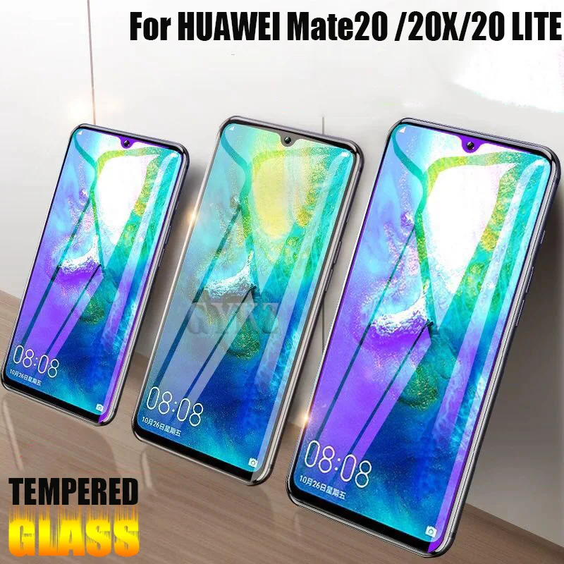 2 шт полноэкранное покрытие из закаленного стекла для huawei mate 20 lite 20X взрывозащищенное Защитное стекло для huawei mate 20 X 20X