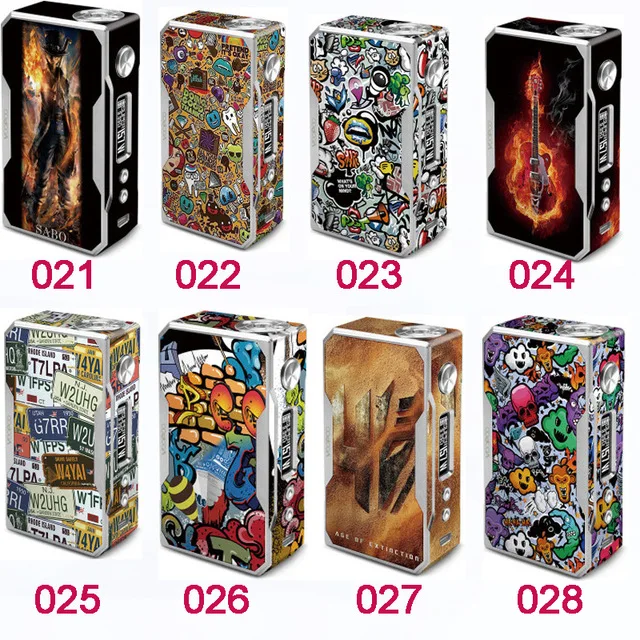 Наклейки на электронные сигареты VOOPOO DRAG TC 157 Вт боксмод 1 шт.|Декоративные пленки| |
