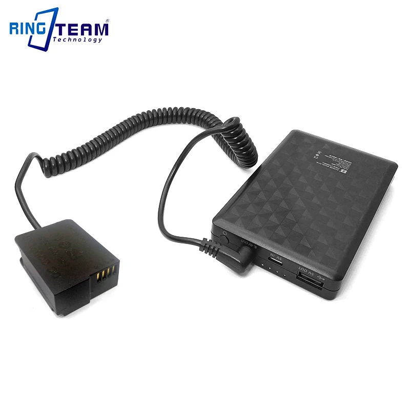 ДМВ BLC12 DCC8 Переходник постоянного тока+ 28WH Мощность банка для камер Panasonic Lumix DMC FZ2500 FZ2000 FZ200 FZ300 G5 G6 G7 GX8 G80 G81 G85