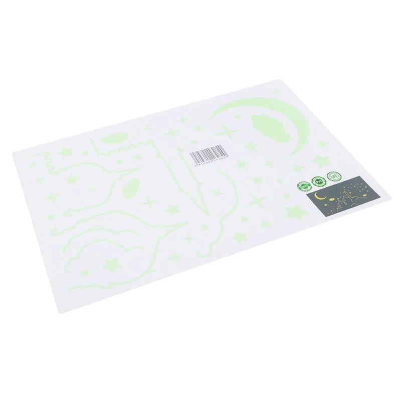 3D Звездная Вселенная Светящиеся Настенные Стикеры для дома светится в темноте