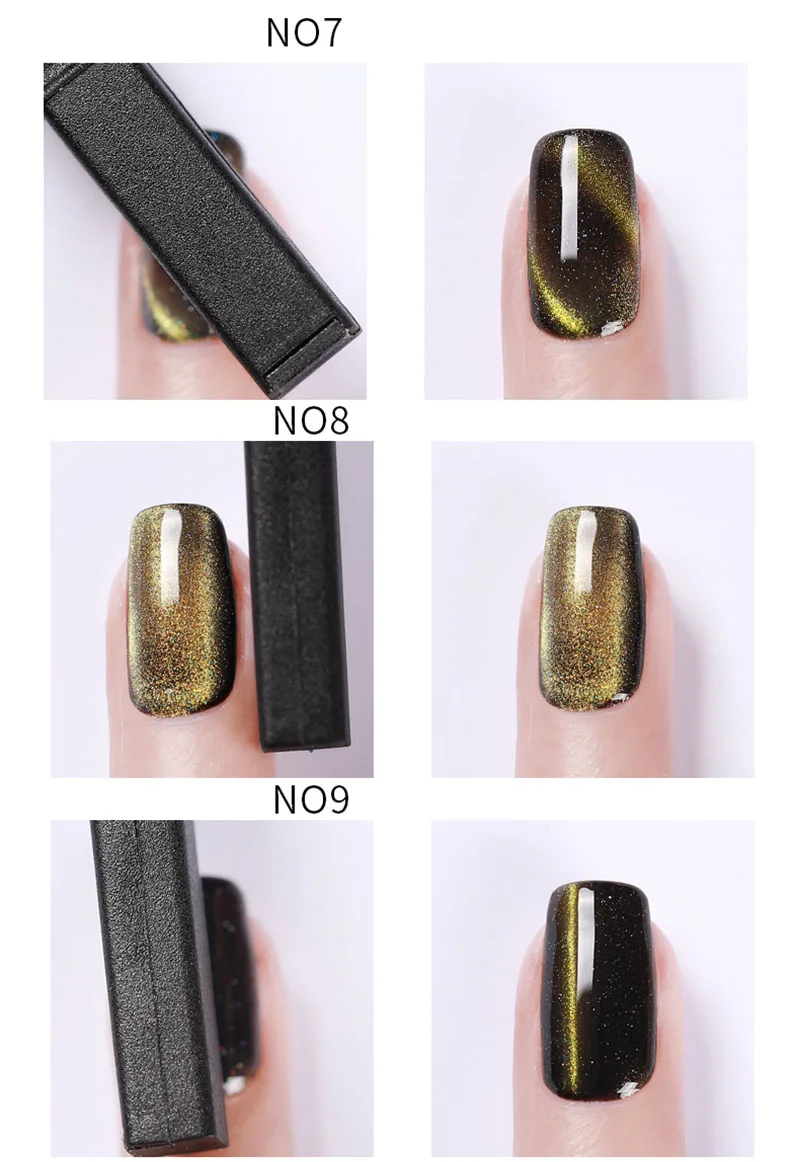 Nail 3D кошачий глаз искусство магнитная палочка 12 видов спецэффектов для УФ-живописи УФ гель лак для ногтей лампа для гель-лака