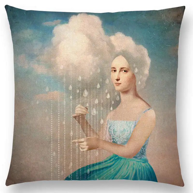 Фантазия Элегантная Леди красивая девушка Шекспир стиль картина маслом Луна