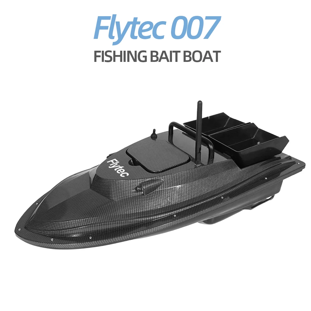Flytec RC лодка V007 2011-5 обновленная версия умная Цифровая автоматическая Частотная Модуляция Дистанционное радиоуправление устройство рыболовный инструмент