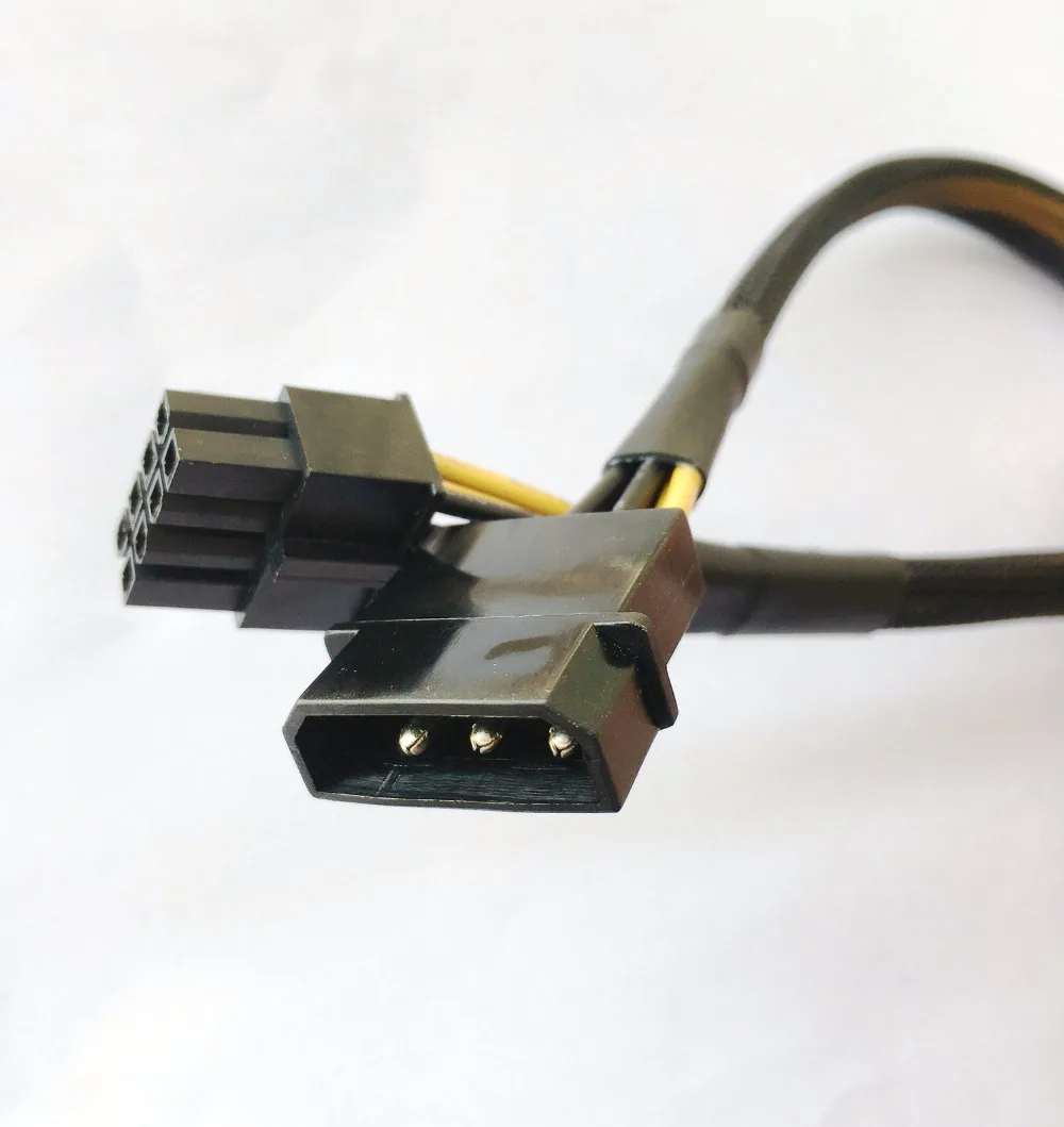 100 шт. 4 контактный к 8 ЦП кабель питания 4Pin (4 + 4Pin) EPS 12V адаптера преобразователя 30
