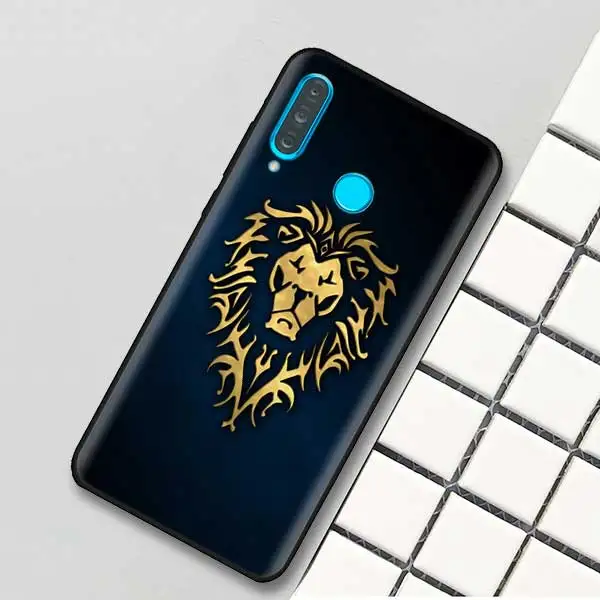 Черный силиконовый чехол для huawei P30 P20 P10 mate 20 10 Nova 5 5i Lite Pro P Smart+ Z Shell Wows World of Warcrafts
