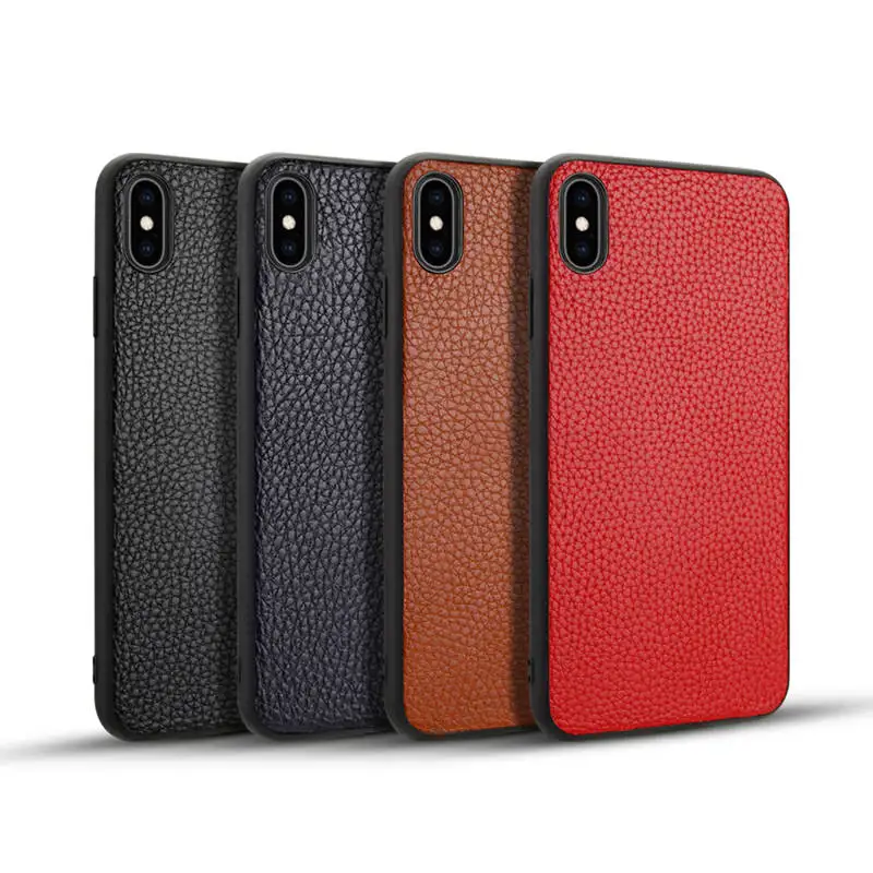 Чехол из натуральной кожи для Iphone XS Max, задняя крышка, антидетонационный Полный протектор, чехол для Iphone XS, кожаный чехол, корпус